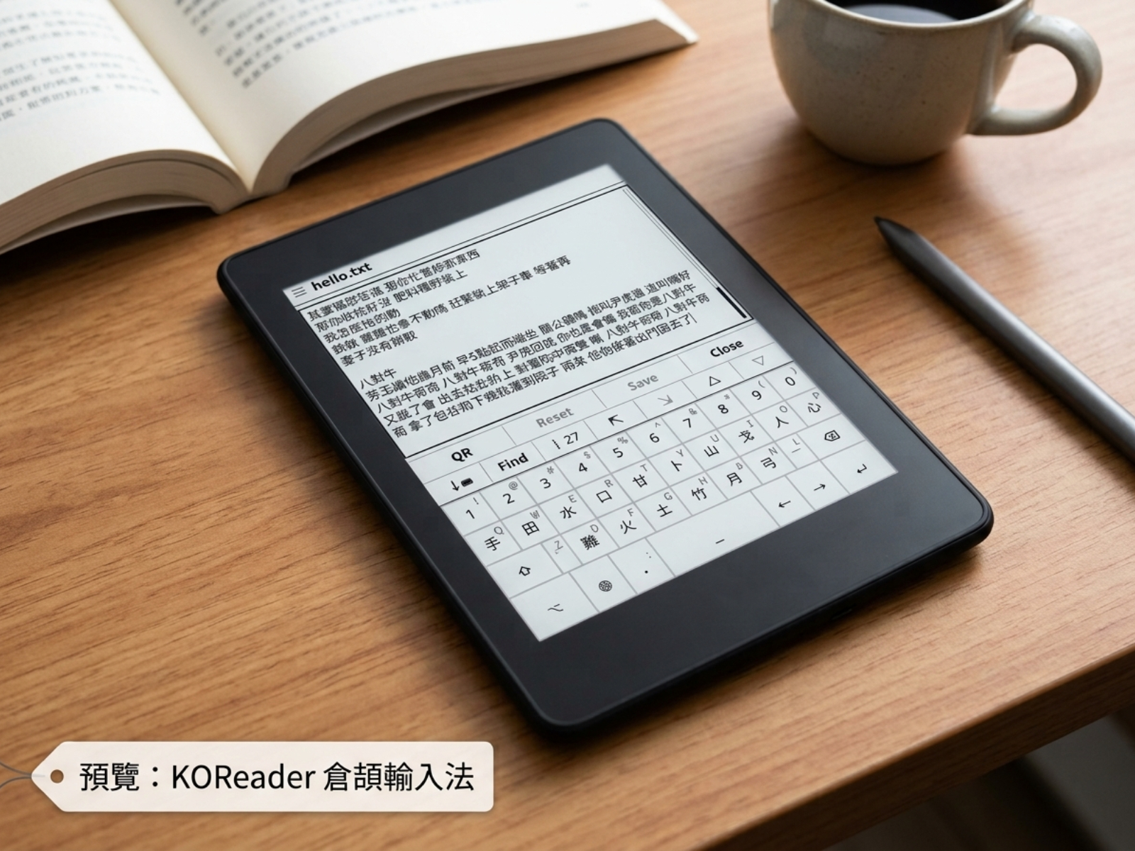 给 KOReader 写了个原生仓颉输入法，墨水屏选字不愁